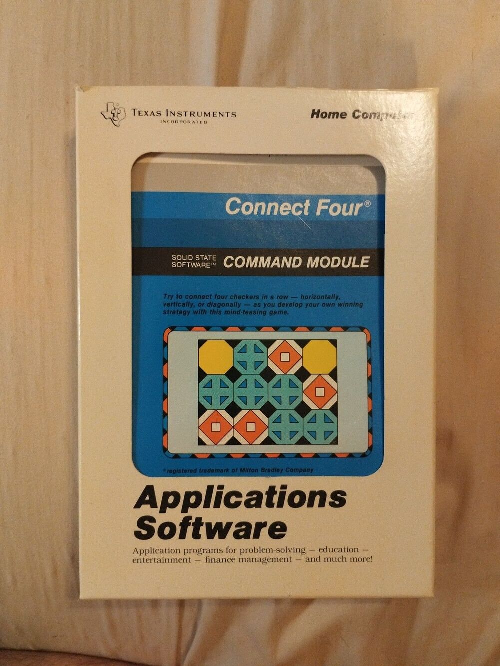 Connect Four for Texas Instruments TI-99/4A - Complete In Box - Tested - Picture 5 of 10